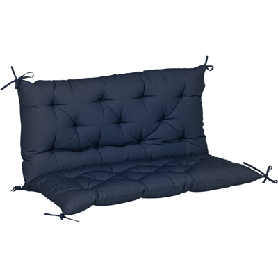 MH Coussin Kernevan Banc Balancelle Jardin Confort Épais Bleu Style Chesterfield - Publicité MH Coussin Kernevan Banc Balancelle Jardin Confort Épais Bleu Style Chesterfield - Publicité