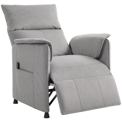 OEM Fauteuil Inclinable À Moteur Silencieux, Fauteuil Rembourré Avec Revêtement En Tissu Résistant, Fonction Mémoire, Repose-pieds Réglable, Gris - Publicité OEM Fauteuil Inclinable À Moteur Silencieux, Fauteuil Rembourré Avec Revêtement En Tissu Résistant, Fonction Mémoire, Repose-pieds Réglable, Gris - Publicité