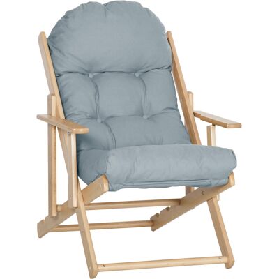 ACIRIHO Fauteuil Chaise De Salon Pliable Et Inclinable Fauteuil Relax Confortable Avec Coussin Capitonné Épais - Publicité ACIRIHO Fauteuil Chaise De Salon Pliable Et Inclinable Fauteuil Relax Confortable Avec Coussin Capitonné Épais - Publicité
