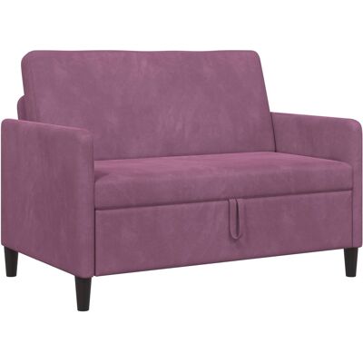 Sofa Avec Rangement Pourpre 122 X 78 X 87 Cm Polyester Vidaxl - Publicité Sofa Avec Rangement Pourpre 122 X 78 X 87 Cm Polyester Vidaxl - Publicité