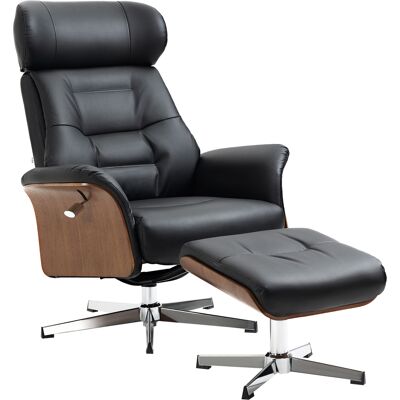 OEM Fauteuil Inclinable Avec Repose-pieds, Pivotant À 360°, Fonction Inclinable, Fauteuil De Lecture, Noir, 80 X 84 X 108 Cm - Publicité OEM Fauteuil Inclinable Avec Repose-pieds, Pivotant À 360°, Fonction Inclinable, Fauteuil De Lecture, Noir, 80 X 84 X 108 Cm - Publicité