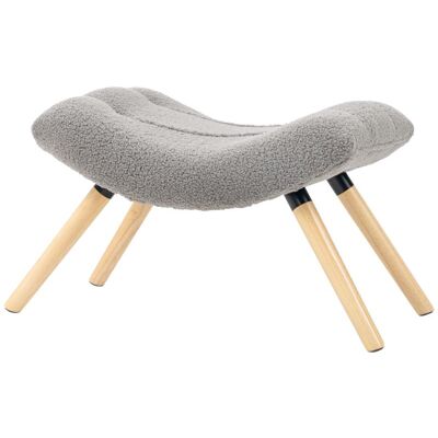 OEM Pouf/repose-pieds En Tissu Polaire Berbère, Tabouret Rembourré, Charge Maximale 120 Kg, Pour Salon, Chambre, 67 X 45 X 38 Cm, Gris Clair - Publicité OEM Pouf/repose-pieds En Tissu Polaire Berbère, Tabouret Rembourré, Charge Maximale 120 Kg, Pour Salon, Chambre, 67 X 45 X 38 Cm, Gris Clair - Publicité