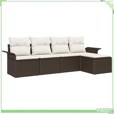 OEM Ensemble De Canapé De Jardin - Fafeicy - Modulaire - Polyrotin Résistant Aux Intempéries - Table Verre Trempé - Housses Zippées - Publicité OEM Ensemble De Canapé De Jardin - Fafeicy - Modulaire - Polyrotin Résistant Aux Intempéries - Table Verre Trempé - Housses Zippées - Publicité