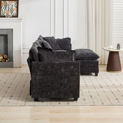 Acavallo Fauteuil Une Place (pouf Non Inclus) — Fauteuil D'Angle Moderne, Idéal Pour Salons, Chambres Et Appartements — Rembourrage Confortable À Double Épaisseur — Tissu En Chenille Respirant - Publicité Acavallo Fauteuil Une Place (pouf Non Inclus) — Fauteuil D'Angle Moderne, Idéal Pour Salons, Chambres Et Appartements — Rembourrage Confortable À Double Épaisseur — Tissu En Chenille Respirant - Publicité