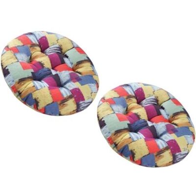 ABYSSE Lot De 4/2/1 Coussin De Chaise 40x40/50x50/45x45cm Ronde Galette De Chaise Cuisine Coussins De Siège Exterieur Interieur Coussins De Sol Pour Jardin, Bureau, Patio(o,40x40cm/15x15in2pcs) - Publicité ABYSSE Lot De 4/2/1 Coussin De Chaise 40x40/50x50/45x45cm Ronde Galette De Chaise Cuisine Coussins De Siège Exterieur Interieur Coussins De Sol Pour Jardin, Bureau, Patio(o,40x40cm/15x15in2pcs) - Publicité