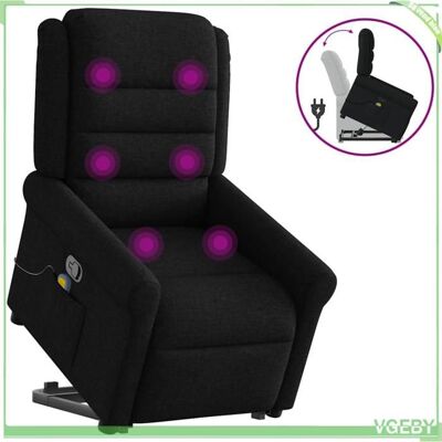 OEM Fauteuil De Massage Inclinable - 3303326 - Noir Tissu - 6 Points Vibrants - Levage Électrique - Publicité OEM Fauteuil De Massage Inclinable - 3303326 - Noir Tissu - 6 Points Vibrants - Levage Électrique - Publicité
