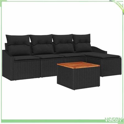 OEM Ensemble Canapé De Jardin - Fafeicy - Modulaire - Noir - Polyrotin - Rangement Multifonctionnel - Publicité OEM Ensemble Canapé De Jardin - Fafeicy - Modulaire - Noir - Polyrotin - Rangement Multifonctionnel - Publicité