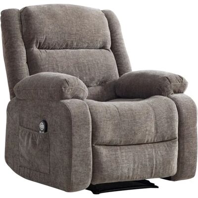 SANS MARQUE Fauteuil Relax Electrique Multifonctionnel,4 Zones De Massage,2 Intensités & Chauffage,avec Poches Latérales,gris - Publicité SANS MARQUE Fauteuil Relax Electrique Multifonctionnel,4 Zones De Massage,2 Intensités & Chauffage,avec Poches Latérales,gris - Publicité