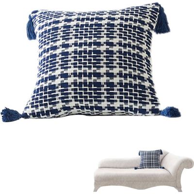 OEM 2 Coussins À Pompons, Tissu Coton-polyester Texturé, Fermeture Éclair Discrète, Décoration Intérieure Et Extérieure Pour Canapé, Lit, Voiture - Publicité OEM 2 Coussins À Pompons, Tissu Coton-polyester Texturé, Fermeture Éclair Discrète, Décoration Intérieure Et Extérieure Pour Canapé, Lit, Voiture - Publicité