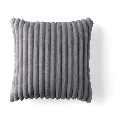 OEM 1 Coussin Velours Côtelé Grosses Côtes, 40x40 Cm, Gris, Pour Canapé Ou Fauteuil Contemporain - Publicité OEM 1 Coussin Velours Côtelé Grosses Côtes, 40x40 Cm, Gris, Pour Canapé Ou Fauteuil Contemporain - Publicité