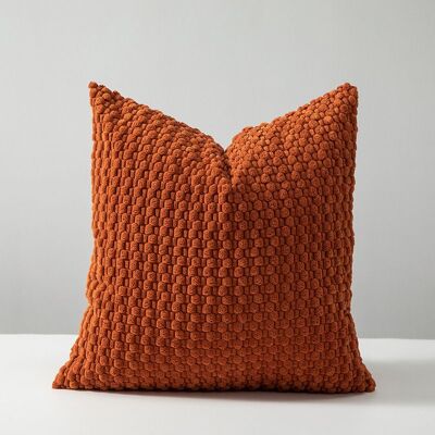 Vision Lot De 2 Decorative Granulaire Housse De Coussin En Velours Côtelé Canapé Taie D'Oreiller Géométrique Douce Pour Maison Salon Chambre Canapé 40x40 Cm Orange Foncé - Publicité Vision Lot De 2 Decorative Granulaire Housse De Coussin En Velours Côtelé Canapé Taie D'Oreiller Géométrique Douce Pour Maison Salon Chambre Canapé 40x40 Cm Orange Foncé - Publicité