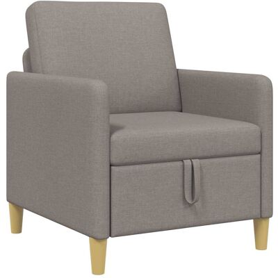 Sofa Avec Rangement Taupe 72 X 78 X 87 Cm Polyester Vidaxl - Publicité Sofa Avec Rangement Taupe 72 X 78 X 87 Cm Polyester Vidaxl - Publicité