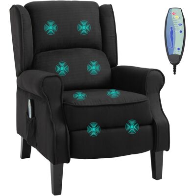 ARRIGONI Fauteuil Relax Massant Inclinable Avec Telecommande Noir - Publicité ARRIGONI Fauteuil Relax Massant Inclinable Avec Telecommande Noir - Publicité