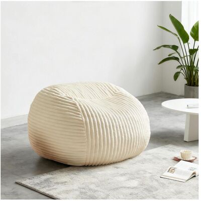 OEM Pouf Haut De Gamme Beige Pour Adulte - Canapé Lounge Ultra Moelleux En Mousse À Mémoire De Forme Et Fauteuil De Lecture Confortable, Adapté À La Chambre, Au Salon Et Au Dortoir. Publicité OEM Pouf Haut De Gamme Beige Pour Adulte - Canapé Lounge Ultra Moelleux En Mousse À Mémoire De Forme Et Fauteuil De Lecture Confortable, Adapté À La Chambre, Au Salon Et Au Dortoir. Publicité