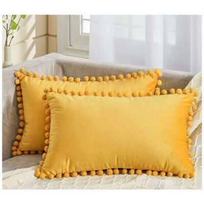 Bunthaus Housse Coussin 30x50 Cm Jaune Moutarde Decoration Salon Maison Scandinave Lot De 2 Protege Oreiller Velours Doux Double Face Rectangulaire À Couleur Uni Pour Coussin Fauteuil Bureau - Publicité Bunthaus Housse Coussin 30x50 Cm Jaune Moutarde Decoration Salon Maison Scandinave Lot De 2 Protege Oreiller Velours Doux Double Face Rectangulaire À Couleur Uni Pour Coussin Fauteuil Bureau - Publicité