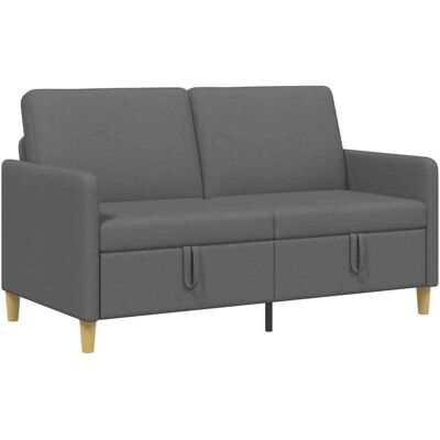 Sofa Avec Rangement Gris Foncé 152 X 78 X 87 Cm Polyester Vidaxl - Publicité Sofa Avec Rangement Gris Foncé 152 X 78 X 87 Cm Polyester Vidaxl - Publicité