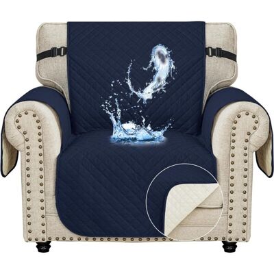 OEM Ystyle Housse Canapé 1 Place 60cm - Impermeable Housse De Canapé Avec Accoudoirs, Universelle Housse Canape Protege Canape Chat Chiens Griffures Antidérapante, Bleu Foncé-dou - Publicité OEM Ystyle Housse Canapé 1 Place 60cm - Impermeable Housse De Canapé Avec Accoudoirs, Universelle Housse Canape Protege Canape Chat Chiens Griffures Antidérapante, Bleu Foncé-dou - Publicité