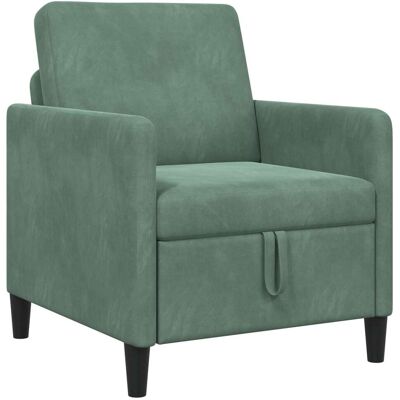 Sofa Avec Rangement Vert Mer 72 X 78 X 87 Cm Polyester Vidaxl - Publicité Sofa Avec Rangement Vert Mer 72 X 78 X 87 Cm Polyester Vidaxl - Publicité