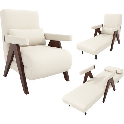 ACKERMAN Fauteuil Convertible 3-en-1 Avec Fonction De Lit, Canapé-lit Convertible, Fauteuil Pliable Rembourré, Fauteuil Lounge, Lit Individuel, Adapté Pour Salon, Chambre À Coucher, Bureau, Appartement Etc. [a - Publicité ACKERMAN Fauteuil Convertible 3-en-1 Avec Fonction De Lit, Canapé-lit Convertible, Fauteuil Pliable Rembourré, Fauteuil Lounge, Lit Individuel, Adapté Pour Salon, Chambre À Coucher, Bureau, Appartement Etc. [a - Publicité