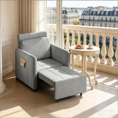 OEM Canapé-lit À Longueur Augmentée, Fauteuil-lit Inclinable Avec Réglage 5 Positions Du Dossier, Idéal Pour Regarder La Télévision – Modèle Convertible Seul (sans Canapé) - Publicité OEM Canapé-lit À Longueur Augmentée, Fauteuil-lit Inclinable Avec Réglage 5 Positions Du Dossier, Idéal Pour Regarder La Télévision – Modèle Convertible Seul (sans Canapé) - Publicité