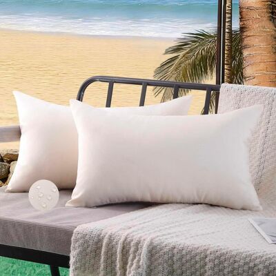 OEM Housses Coussin 30x50 Cm Extérieur Imperméable Beige Taies D'Oreiller Printemps Été Decoration Canapé Housse De Coussin Décoratif Pour Salon De Jardin Patio Chambre Maison Décor Lot De 2 - Publicité OEM Housses Coussin 30x50 Cm Extérieur Imperméable Beige Taies D'Oreiller Printemps Été Decoration Canapé Housse De Coussin Décoratif Pour Salon De Jardin Patio Chambre Maison Décor Lot De 2 - Publicité