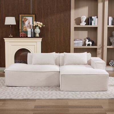 ARRIGONI Canapé Économique En Tissu De 235 Cm De Large Avec Deux Coussins + Poche À Ressorts - Canapé Moderne, Simple Et Confortable, Idéal Pour Les Petits Salons, Appartements Et Bureaux - Publicité ARRIGONI Canapé Économique En Tissu De 235 Cm De Large Avec Deux Coussins + Poche À Ressorts - Canapé Moderne, Simple Et Confortable, Idéal Pour Les Petits Salons, Appartements Et Bureaux - Publicité