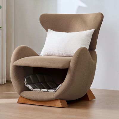 DEVOKO Chaise Lounge Design, Tissu Anti‑griffures Pour Chats, Refuge Pour Petits Chiens, Canapé Simple Pour Salon Et Télévision - Publicité DEVOKO Chaise Lounge Design, Tissu Anti‑griffures Pour Chats, Refuge Pour Petits Chiens, Canapé Simple Pour Salon Et Télévision - Publicité