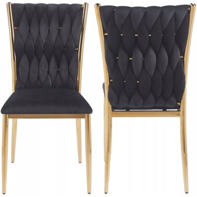 OEM Fauteuil En Velours Noir Riviera 100 K37-fx (g) - Publicité OEM Fauteuil En Velours Noir Riviera 100 K37-fx (g) - Publicité