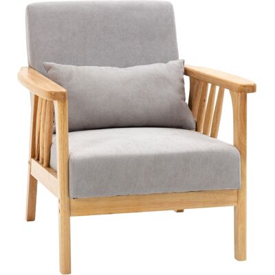 OEM Fauteuil Avec Coussin Supplémentaire, Chaise D'Appoint Grise Élégante Pour Salon, Confort Et Style Modernes - Publicité OEM Fauteuil Avec Coussin Supplémentaire, Chaise D'Appoint Grise Élégante Pour Salon, Confort Et Style Modernes - Publicité