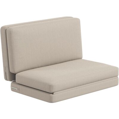 OEM Canapé-lit Pliant 3 En 1 Aspect Velours, Supportant Jusqu'à 240 Kg, Pour Chambre Ou Salon, Beige - Publicité OEM Canapé-lit Pliant 3 En 1 Aspect Velours, Supportant Jusqu'à 240 Kg, Pour Chambre Ou Salon, Beige - Publicité