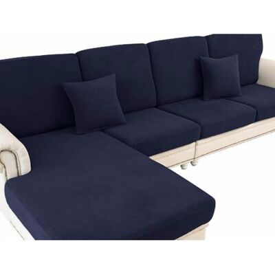 OEM Housse De Coussin Élastique Pour Canapé, Pour Assise Ou Dossier - Bleu Marine, Compatible Avec La Plupart Des Canapés Et Fauteuils. Publicité OEM Housse De Coussin Élastique Pour Canapé, Pour Assise Ou Dossier - Bleu Marine, Compatible Avec La Plupart Des Canapés Et Fauteuils. Publicité
