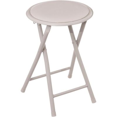 Tabouret Pliant En Pvc "elisa" Atmosphera - Beige - Par 1 - Beige - - Publicité Tabouret Pliant En Pvc "elisa" Atmosphera - Beige - Par 1 - Beige - - Publicité