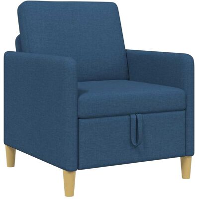 Sofa Avec Rangement Bleu 72 X 78 X 87 Cm Polyester Vidaxl - Publicité Sofa Avec Rangement Bleu 72 X 78 X 87 Cm Polyester Vidaxl - Publicité