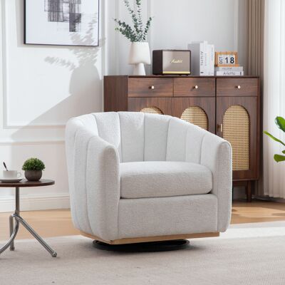 ACKERMAN Tabouret Capitonné Moderne En Chenille Avec Pied En Métal, Rotation 360°, Fauteuil Tonneau Capitonné Avec Garniture À Pompons, Fauteuil Club En Forme De Citrouille Pour Salon, Salle Familiale, Chambre - Publicité ACKERMAN Tabouret Capitonné Moderne En Chenille Avec Pied En Métal, Rotation 360°, Fauteuil Tonneau Capitonné Avec Garniture À Pompons, Fauteuil Club En Forme De Citrouille Pour Salon, Salle Familiale, Chambre - Publicité