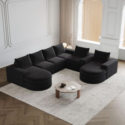 OEM Canapé En Chenille Avec Éléments Incurvés Et Méridienne, Entièrement Compressé Et Sans Cadre, Ensemble De Canapé Modulaire, Méridienne En Forme De L, Canapé Compressé En Mousse, Ensemble Deux Pièces. Publicité OEM Canapé En Chenille Avec Éléments Incurvés Et Méridienne, Entièrement Compressé Et Sans Cadre, Ensemble De Canapé Modulaire, Méridienne En Forme De L, Canapé Compressé En Mousse, Ensemble Deux Pièces. Publicité