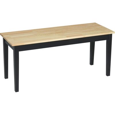 ACKERMAN Banc 2 Places Banc De Repas En Bois De Pin, Banc De Cuisine Banc De Salon Chargeable Jusqu'à 220 Kg, Naturel, 102x36x45cm, Robuste Et Élégant - Publicité ACKERMAN Banc 2 Places Banc De Repas En Bois De Pin, Banc De Cuisine Banc De Salon Chargeable Jusqu'à 220 Kg, Naturel, 102x36x45cm, Robuste Et Élégant - Publicité