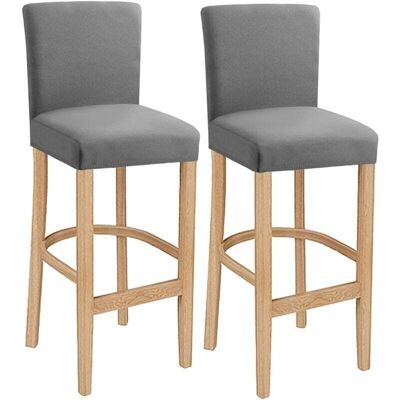OEM Housses De Chaise De Bar. Housse De Chaise Lavable Extensible Et Amovible Pour Chaise De Salle À Manger Pivotante Courte Chaise Arrière Tabouret De Bar Chaise (gris Clair. 2 Pcs) - Publicité OEM Housses De Chaise De Bar. Housse De Chaise Lavable Extensible Et Amovible Pour Chaise De Salle À Manger Pivotante Courte Chaise Arrière Tabouret De Bar Chaise (gris Clair. 2 Pcs) - Publicité