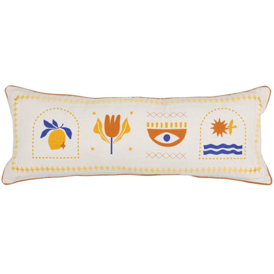 Coussin "libertad" 30 X 80 Cm Blanc Atmosphera - - - Publicité Coussin "libertad" 30 X 80 Cm Blanc Atmosphera - - - Publicité