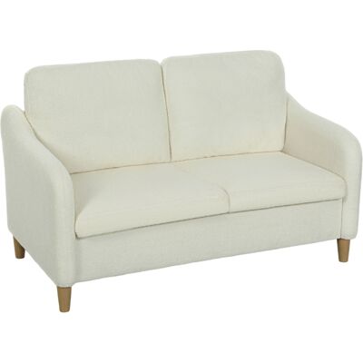 OEM Canapés 2 Places En Velours Doux, 137 Cm, Couleur Blanc Crémeux, Idéal Pour Le Salon Moderne Et Élégant. Publicité OEM Canapés 2 Places En Velours Doux, 137 Cm, Couleur Blanc Crémeux, Idéal Pour Le Salon Moderne Et Élégant. Publicité