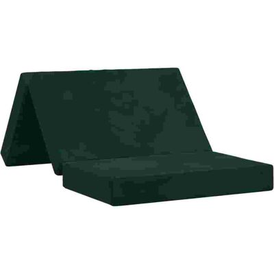 Canapé-lit Pliable 100 X 67 X 45 Cm Vert Foncé Vidaxl - Publicité Canapé-lit Pliable 100 X 67 X 45 Cm Vert Foncé Vidaxl - Publicité