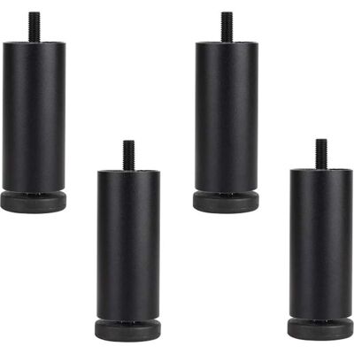 Vision Ensemble De 4 Pieds De Canapé Réglables En Hauteur En Alliage D'Aluminium, Pieds De Rechange Pour Meubles, Filetage M8, Noir, 15 Cm - Publicité Vision Ensemble De 4 Pieds De Canapé Réglables En Hauteur En Alliage D'Aluminium, Pieds De Rechange Pour Meubles, Filetage M8, Noir, 15 Cm - Publicité