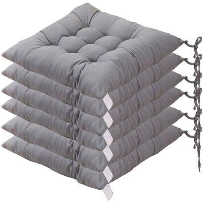 OEM 6 Coussins De Chaise Carrée 40x40 Coussin De Siège Coussin De Décoration Intérieure Coussin Matelassé Chaise Coussin De Chaise Bureau Confortable Et Coloré - Publicité OEM 6 Coussins De Chaise Carrée 40x40 Coussin De Siège Coussin De Décoration Intérieure Coussin Matelassé Chaise Coussin De Chaise Bureau Confortable Et Coloré - Publicité