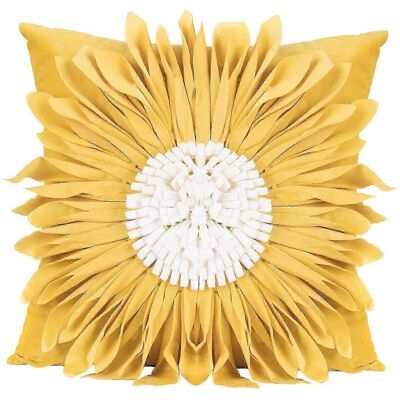 YUDO Housses De Coussin Décoratives À Motifs Floraux, Faites Main, Pour Canapé, Salon Et Décoration Intérieure, 45 X 45 Cm-yellow - Publicité YUDO Housses De Coussin Décoratives À Motifs Floraux, Faites Main, Pour Canapé, Salon Et Décoration Intérieure, 45 X 45 Cm-yellow - Publicité