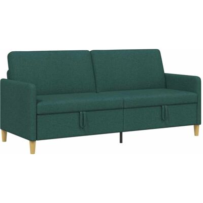 Sofa Avec Rangement Vert Foncé 192 X 78 X 87 Cm Polyester Vidaxl - Publicité Sofa Avec Rangement Vert Foncé 192 X 78 X 87 Cm Polyester Vidaxl - Publicité