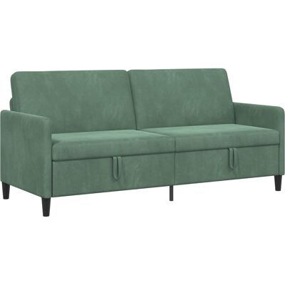Sofa Avec Rangement Vert Mer 192 X 78 X 87 Cm Polyester Vidaxl - Publicité Sofa Avec Rangement Vert Mer 192 X 78 X 87 Cm Polyester Vidaxl - Publicité