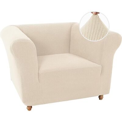 OEM Housse Élastique Beige Pour Fauteuil 1 Place (78-120 Cm). Publicité OEM Housse Élastique Beige Pour Fauteuil 1 Place (78-120 Cm). Publicité