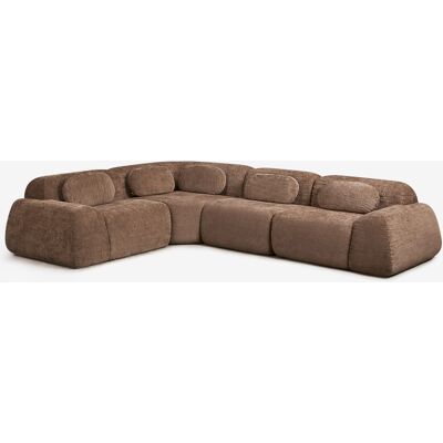 Canapé D'Angle Modulaire 4 Pièces En Chenille Emballé Sous Vide Merida Sklum - Publicité Canapé D'Angle Modulaire 4 Pièces En Chenille Emballé Sous Vide Merida Sklum - Publicité