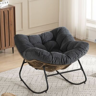 ACKERMAN Fauteuil À Bascule, Fauteuil D'Accent En Peluche Chenille, Fauteuil À Bascule Moderne Pour Chambre D'Enfant, Salon, Chambre À Coucher, Appartement - Publicité ACKERMAN Fauteuil À Bascule, Fauteuil D'Accent En Peluche Chenille, Fauteuil À Bascule Moderne Pour Chambre D'Enfant, Salon, Chambre À Coucher, Appartement - Publicité