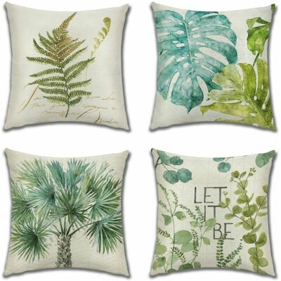 OEM 4 Pièces Housse De Coussin En Lin Végétal Taie D'Oreiller Douce Et Résistante À L'Usure Adaptée Au Coussin De Canapé-lit De Chaise De Table De Salon (lz-18) - Publicité OEM 4 Pièces Housse De Coussin En Lin Végétal Taie D'Oreiller Douce Et Résistante À L'Usure Adaptée Au Coussin De Canapé-lit De Chaise De Table De Salon (lz-18) - Publicité