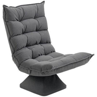 OEM Fauteuil Relax Pivotant, Dimensions 62 X 70 X 95 Cm, Couleur Grise, Parfait Pour Votre Coin Lecture - Publicité OEM Fauteuil Relax Pivotant, Dimensions 62 X 70 X 95 Cm, Couleur Grise, Parfait Pour Votre Coin Lecture - Publicité